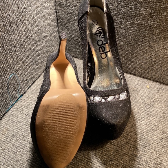 Deb black platform stilettos - Picture 5 of 7